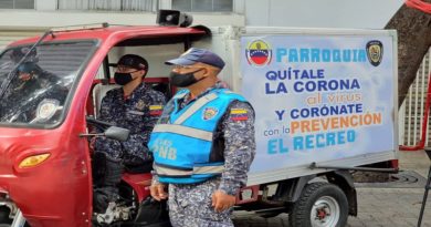 Un total de 300 funcionarios supervisan cumplimiento de horarios y medidas de bioseguridad en parroquia El Recreo