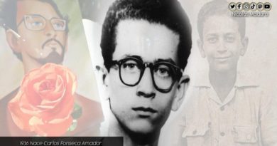 Venezuela se une al jubilo del pueblo nicaragüense al conmemorarse 85 aniversario del comandante Carlos Fonseca Amador