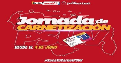 ATENCIÓN CAMARADA | Inició jornada de carnetización, inscripción y actualización de datos del PSUV en todo el país