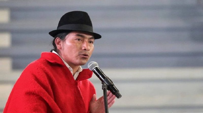Leonidas Iza se convirtió en el nuevo presidente de la Confederación de Nacionalidades Indígenas