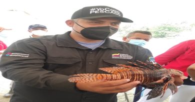 Inicia Plan de Aprovechamiento del Pez León promoviendo su captura desde La Guaira