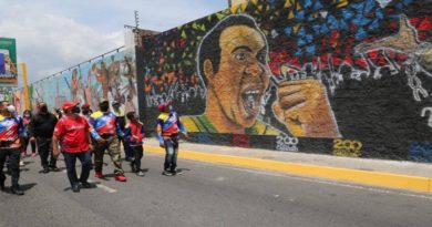 Con una extensión de más de 2.850 metros inauguran mural del Bicentenario de la Batalla de Carabobo en Aragua
