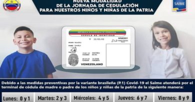 Saime activa jornada de cedulación y citas de pasaportes durante semana de flexibilización