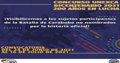 Unexca convoca a artistas, cultores, profesores y estudiantes a participar en Concurso Bicentenario 200 años en lucha