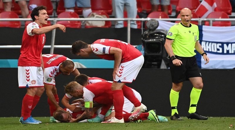 Eriksen se desploma