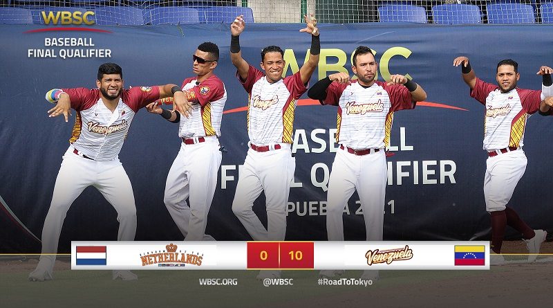 Venezuela derrota Holanda en el Clasificatorio de Béisbol