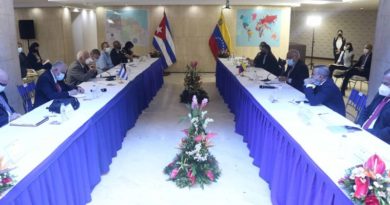 Ministros de Salud y Agricultura se reunieron con el copresidente de la Comisión Intergubernamental de Cooperación Cuba-Venezuela, Ricardo Cabrisas