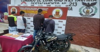 GNB incauta 2 kilos 130 gramos de marihuana en un procedimiento en Táchira