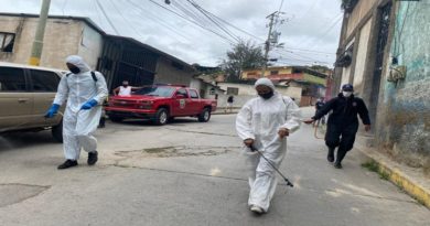 Desinfección en Antímano