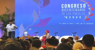 Evo Morales: Lucha contra el narcotráfico y el terrorismo son usadas con fines geopolíticos por el imperio norteamericano
