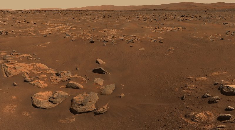 Foto panoramica de Marte