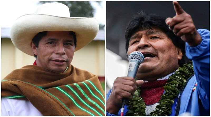 Evo Morales llama a defender la victoria de Pedro Castillo en Perú