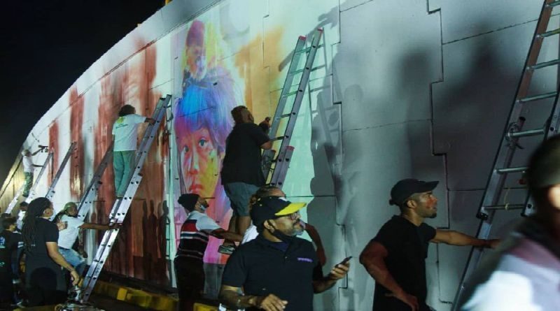 Murales en autopista Gran Cacique Guaicaipuro honran memoria de pueblos originarios