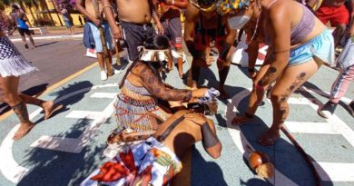 En Brasil la policía militar reprime protesta pacífica de los pueblos indígenas
