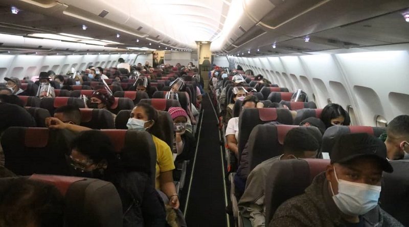 Plan vuelta a la Ptria proveniente de Perú