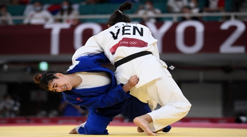 La judoca Karen León cayó ante Patricia Sampaio y se despide de Tokio