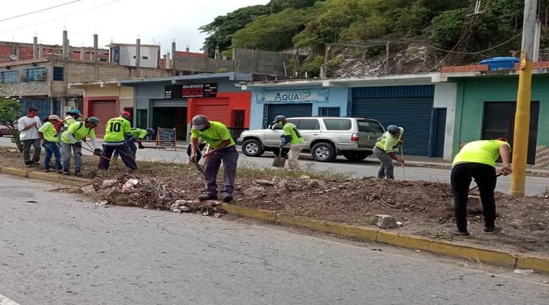 Carabobo Te Quiero mantiene activas jornadas de limpieza y saneamiento en avenidas de Puerto Cabello