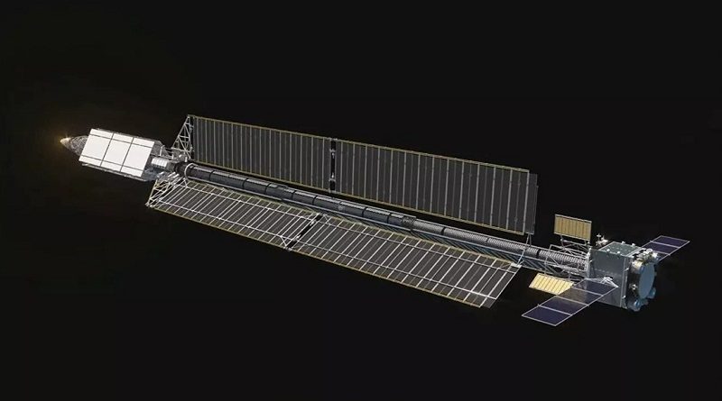Exhiben en el salón aeronáutico MAKS 2021 de Rusia el prototipo de la nave espacial Zevs de propulsión nuclear