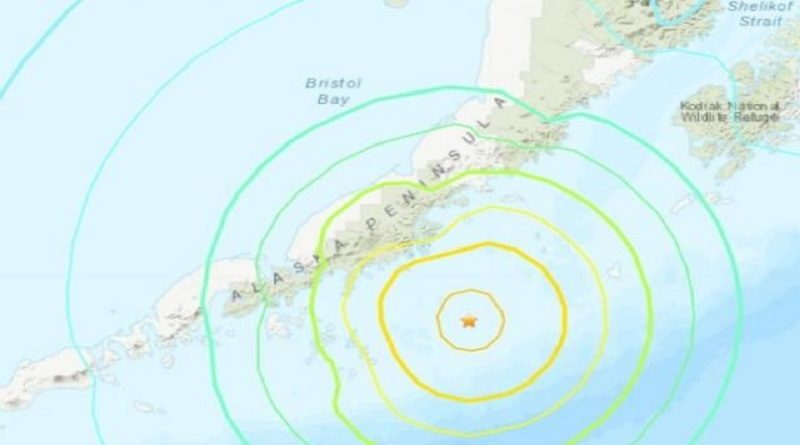 Alaska en alerta de tsunami tras terremoto de magnitud 8.2