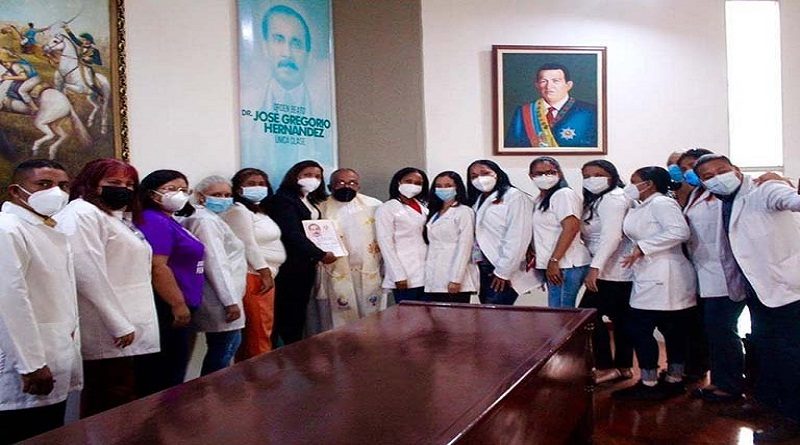 Conceden orden “José Gregorio Hernández” al personal de salud en Anzoátegui