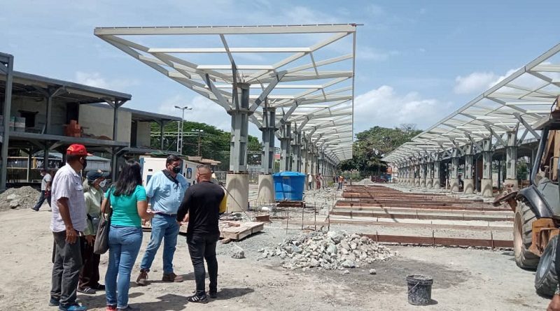 Construcción del terminal Capitán Gabriel Bolado Zambrano de Aragua registra un 75% de avance