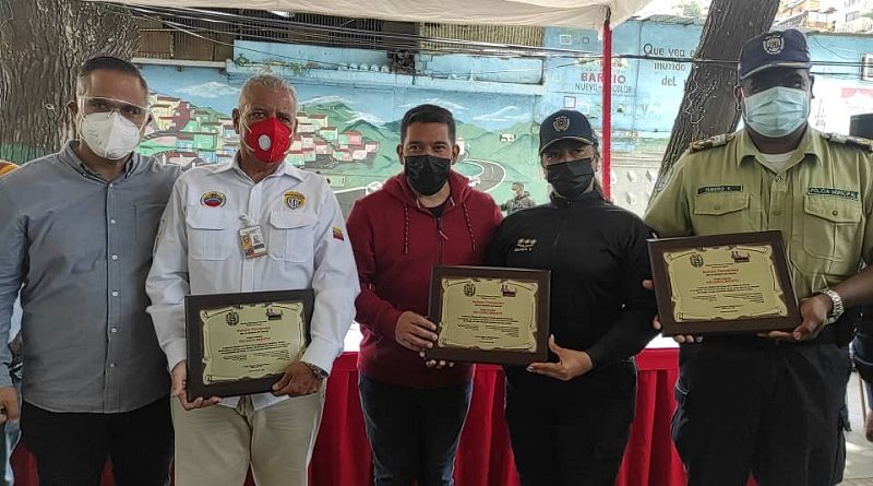 GDC entregó reconocimientos a funcionarios de los Cuerpos de Seguridad Ciudadana por labor policial en la Cota 905