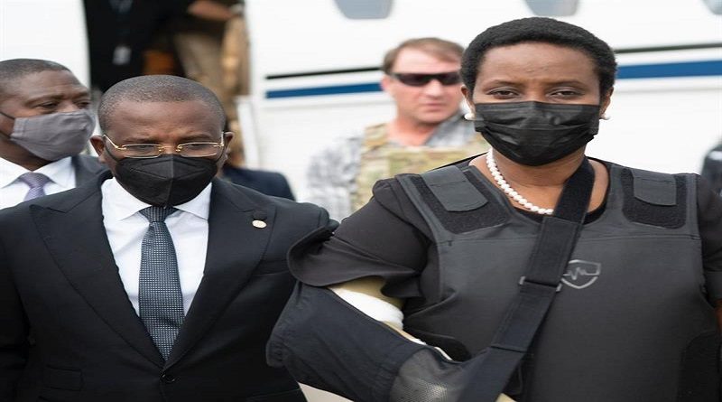 Viuda del presidente Jovenel Moise regresó este sábado a Haití