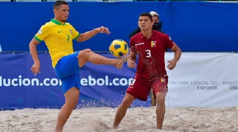 La Vinotinto de Fútbol de Playa cae 2-8 ante Brasil