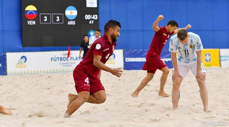 La Vinotinto playera venció 4-3 a Argentina en tiempo extra y culminó en el quinto lugar de las Eliminatorias Sudamericanas Brasil 2021