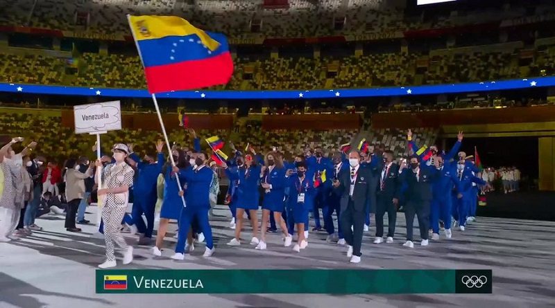 Ceremonia de Apertura JJ.OO. Tokio 2020 | Venezuela ondea el tricolor patrio