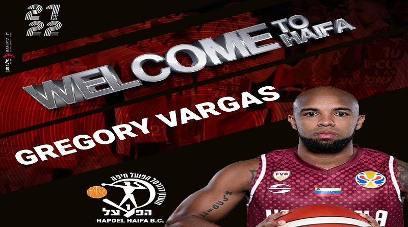 Gregory Vargas pactó con el Hapoel Haifa de Israel para la temporada 2021/2022