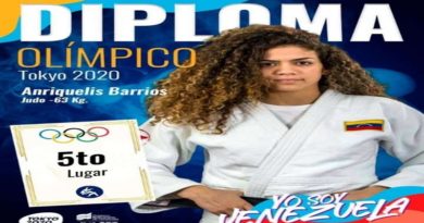 Anriquelis Barrios conquista diploma olímpico para Venezuela