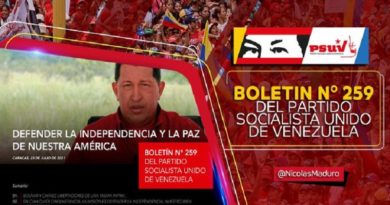 Edición Nº 259 del Boletín del Psuv destaca el legado del comandante Hugo Chávez en ocasión del aniversario de su natalicio Nro. 67