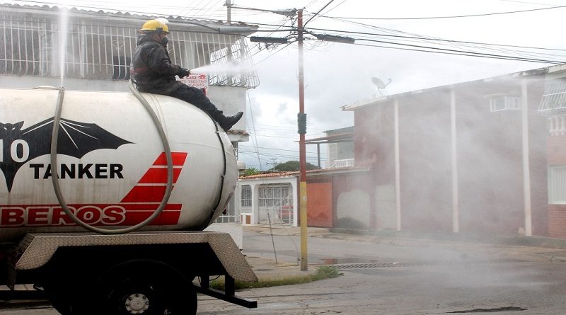 Gobierno Bolivariano refuerza jornadas de desinfección contra la COVID-19 en la Isabelica estado Carabobo