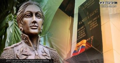 Venezuela celebra 11 años de la reivindicación de Manuela Sáenz ante el Panteón Nacional