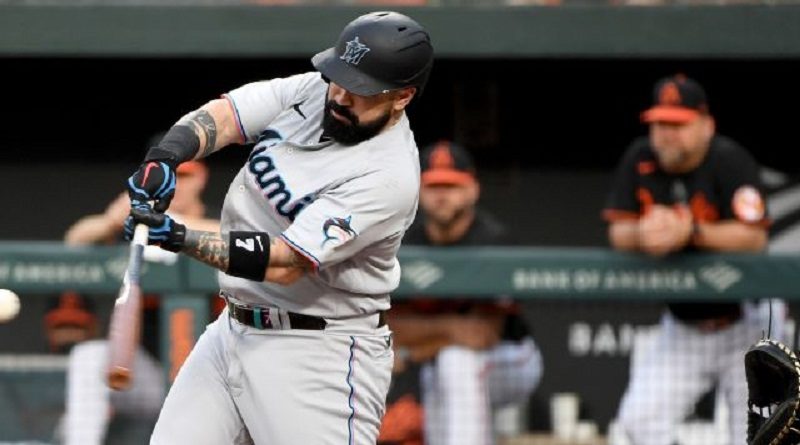 Sandy León la sacó del parque ante los Orioles Baltimore