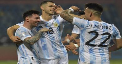 Argentina golea a Ecuador y enfrentará a Colombia en semis