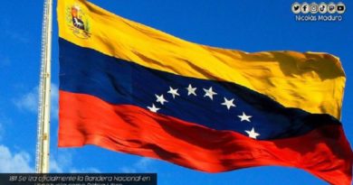 A 210 años de la izada por primera vez del pabellón tricolor, pueblo venezolano se enorgullece al enarbolar la Bandera Nacional