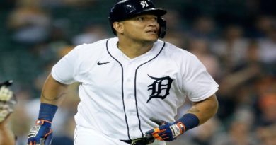 Miguel Cabrera anota la carrera número 1.494 en Grandes Ligas igualando al inmortal Frank Thomas en el puesto 75 de la historia