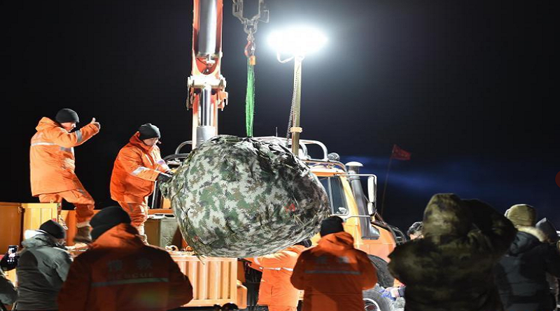 China entrega primer lote de muestras lunares a instituciones de investigación