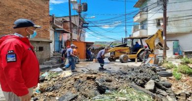 Plan Nacional de Lluvias supervisa afectaciones registradas en sectores de Caracas