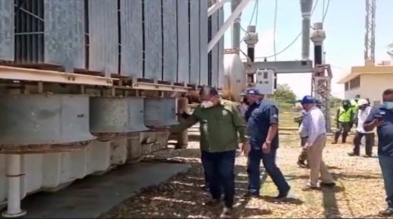 Inspeccionan infraestructuras y funcionamiento del cuarto de control de las subestaciones de servicio eléctrico en Zulia