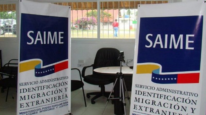 Saime suspende servicios de trámites en el área de extranjería hasta nuevo aviso
