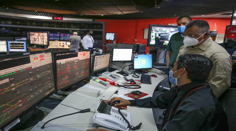 Supervisan funcionamiento y operatividad del Metro de Caracas