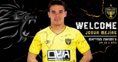 Josua Mejías vestirá la camiseta del Beitar Jerusalem en la Liga de Fútbol de Israel