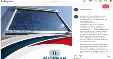 Sudeban dicta medidas administrativas a Shasta Technologies S.L. por debilidades en sus operaciones