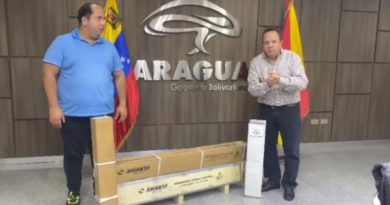 Gobierno Bolivariano entrega motores y bombas de agua para la recuperación de los pozos en Aragua