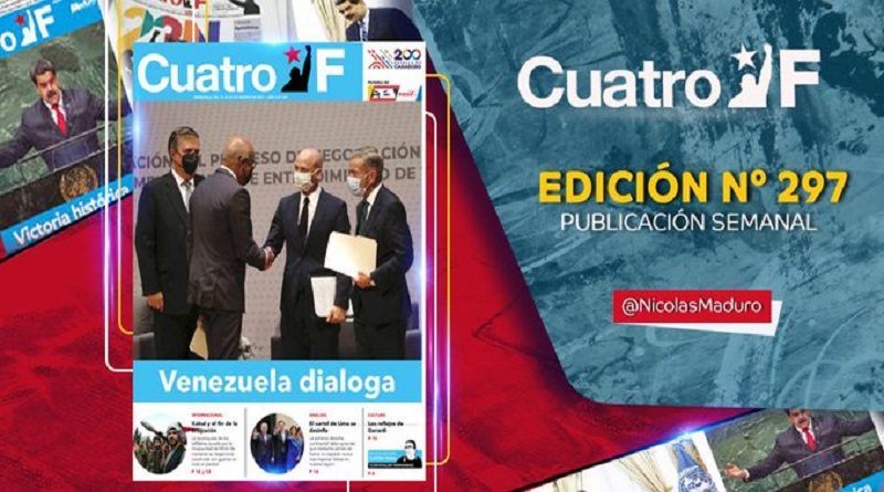 Edición 297 del semanario CuatroF Web destaca la importancia que tiene para el país la firma del Memorándum de Entendimiento para la consolidación de la paz