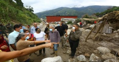 Vicepresidenta Delcy Rodríguez visita Mérida y anuncia Puente Aéreo permanente a víctimas del Cambio Climático