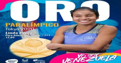 Linda Pérez se alzó con la medalla de oro en los 100 metros en los Juegos Paralímpicos Tokio 2020